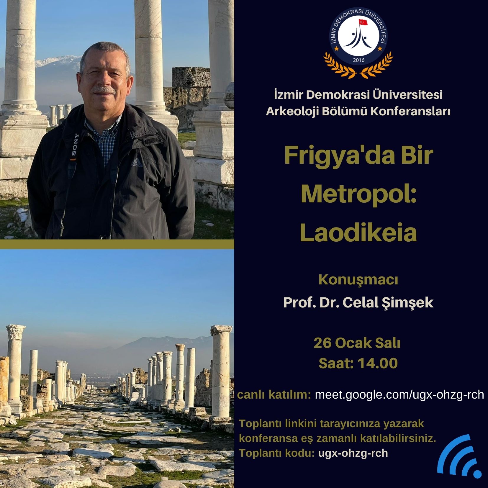 İDÜ - Arkeoloji Bölümü Konferansları
